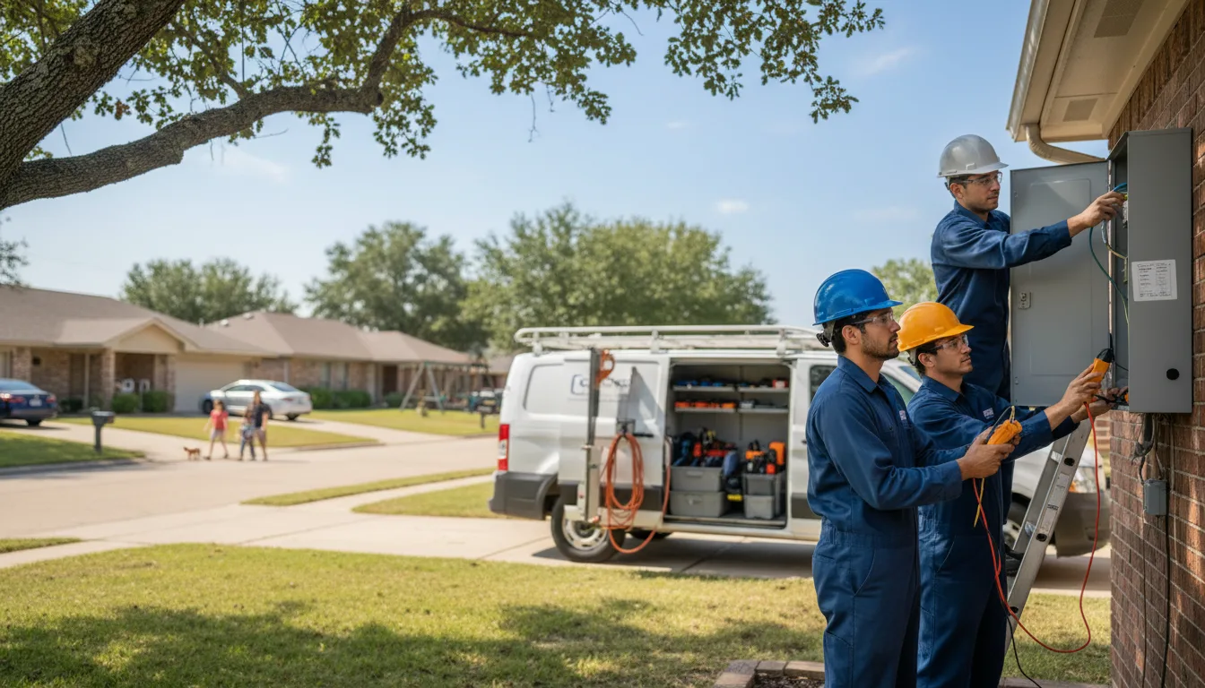 Certified electrician providing emergency electrical services in Ulm, AR